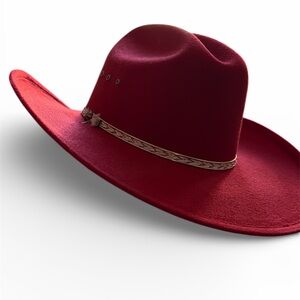 Classic Red Cowboy Hat
